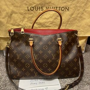 Louis Vuitton Pallas MM Red